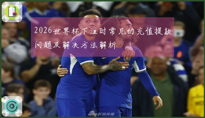 2026世界杯下注时常见的充值提款问题及解决方法解析